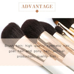 Makeup Brushes Set White ABS Handle  Professional  Kits