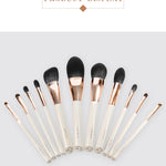 Makeup Brushes Set White ABS Handle  Professional  Kits