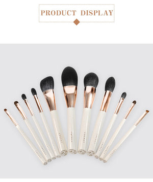 Makeup Brushes Set White ABS Handle  Professional  Kits