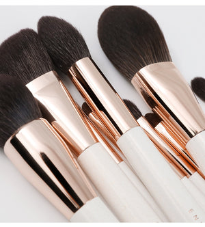 Makeup Brushes Set White ABS Handle  Professional  Kits