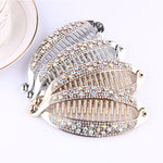 Crystal Rhinestone Fish Shape Hair Claw Clips