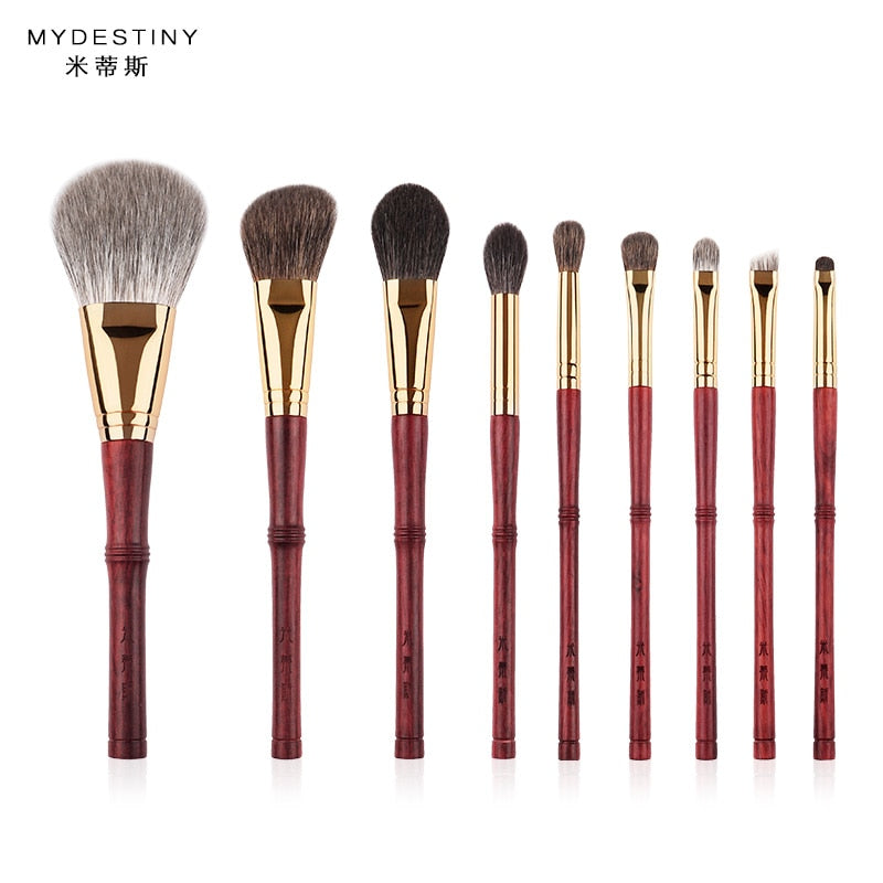 MyDestiny Makeup  Classial Ebony Luxurious Brushes Natural Hair