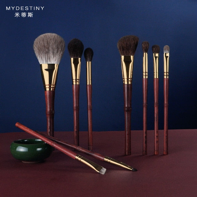 MyDestiny Makeup  Classial Ebony Luxurious Brushes Natural Hair