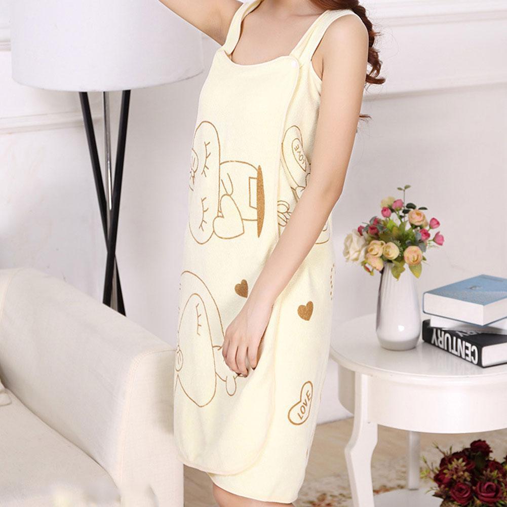 Fast Drying Rabbit Wearable Bath Towel Bathrobe