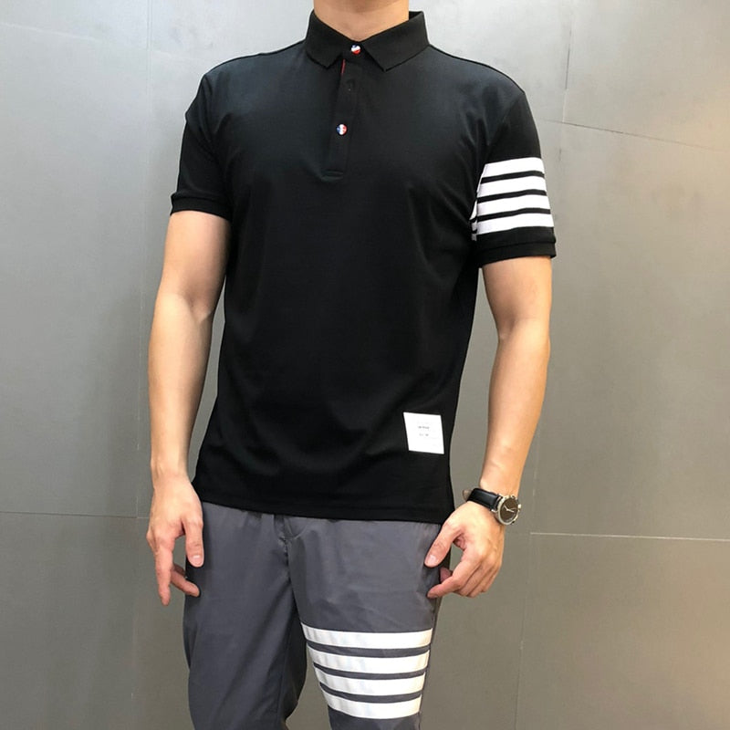 2020 Brand Polo Shirt Men's Summer Short Sleeve Plus Size Homme Clothing Casual Cotton Luxury Designer High Quality Fashion Tops