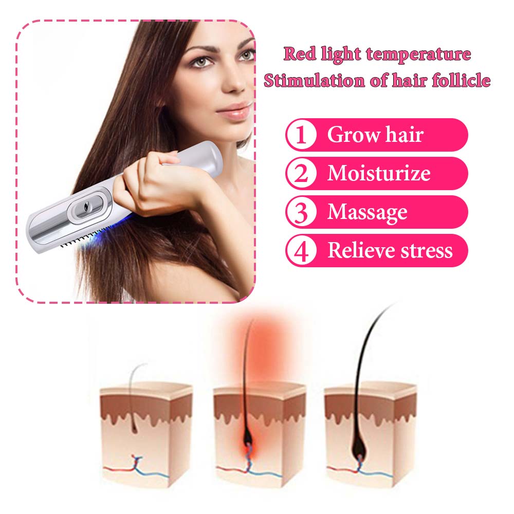 Infrared Laser Hair Growth Comb Hair Anti-Hair Loss