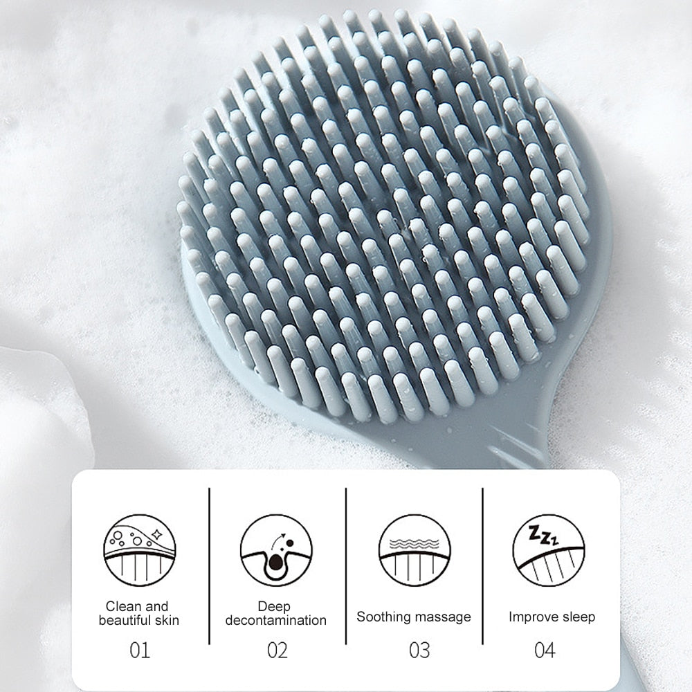 Multifunctional Silicone Brush Double-Sided