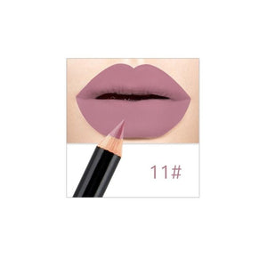 12 Colors Fashion Lip Pencils Matte Lipliner