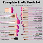 Makeup Brushes Tool with Holder Zipper  High Quality