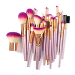 Makeup Brushes Tool with Holder Zipper  High Quality