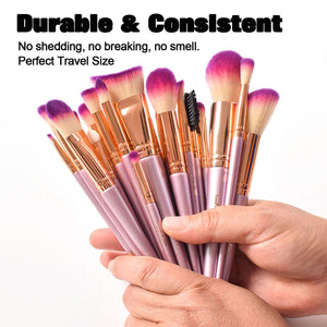 Makeup Brushes Tool with Holder Zipper  High Quality