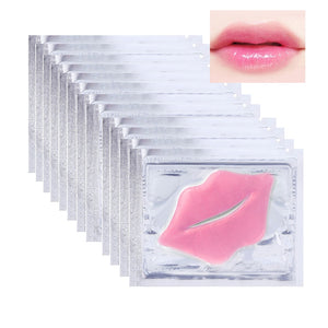 8/10 Pack Crystal Collagen Lip Mask Hydrating Moisturizing Essence Gel Patch Lip Masks Lip Care Enhancer Pads Patches