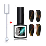 LEMOOC Cat Eye Nail Gel Polish 9D Laser Magnet