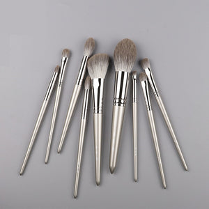 Fox Hair Makeup Brushes Set Powder Blusher Highlight Eyeshadow Eyebrow