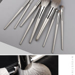 Fox Hair Makeup Brushes Set Powder Blusher Highlight Eyeshadow Eyebrow