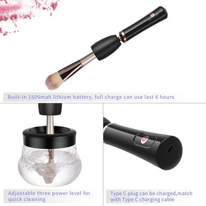 Electric Makeup Brush Cleaner And Dryer Machine  Plug Automatic