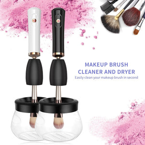 Electric Makeup Brush Cleaner And Dryer Machine  Plug Automatic