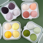 4pcs Makeup Blender Cosmetic Puff Makeup Sponge