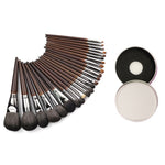 Natural  Hair Makeup Brushes Set Professional Kit