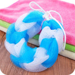 Bath Sponge Towel Rub Brush Pull Back Strip  Bathroom Tools