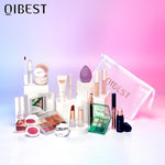 QIBEST Professional Makeup Set Cosmetic Kits Eyeshadow Lipstick Blusher