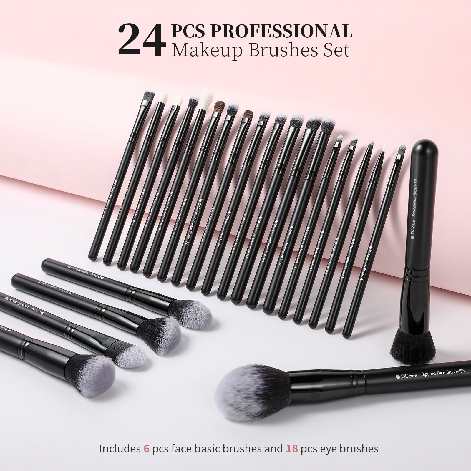 DUcare   Makeup Brushes Set Beauty Natural Hair