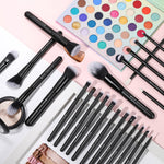 DUcare Black Makeup Brushes Set High Quality goat hair