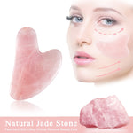 Rose Quartz Jade Guasha Massage Stone