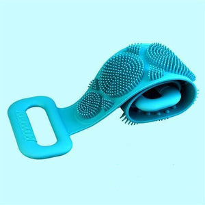 Silicone bath towel rubbing back body massage bath brush