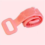 Silicone bath towel rubbing back body massage bath brush