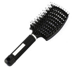 Huiyun Hot Hair Brush Boar Bristle Scalp Massager Comb Nylon Women Wet Curly Tangle Brushes Salon Detagling Hairdressing Styling