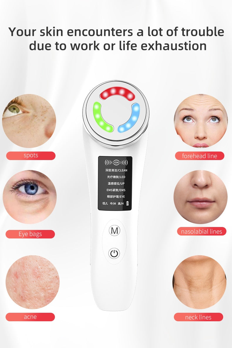 Facial beauty device skin care facial deep cleansing machine