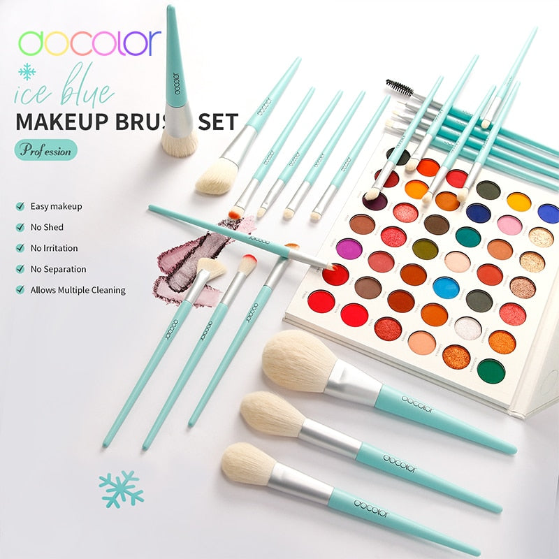 Docolor  Makeup Brushes Set Eye Shadow  Eyeliner Eyelash Cosmetic