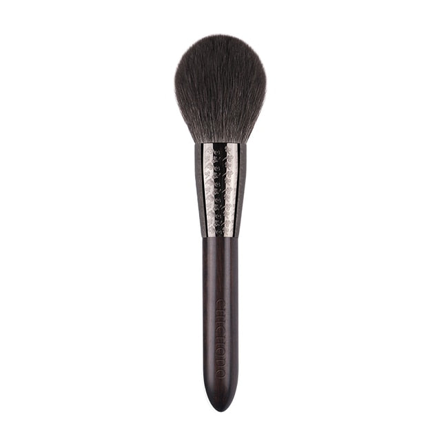 CHICHODO Makeup Brush Carved Ebony  Hair Powder Brush