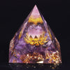 Healing Crystals Chakra Stones Emf Protection Orgone Pyramid Reiki Energy Meditation Pyramid For Positive Energy With Quartz