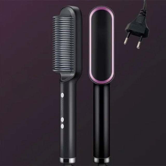 Hair Dryer Hot Air Brush Styler and Volumizer Hair Straightener Curler Comb Roller One Step Electric Ion Blow Dryer Beard Brush