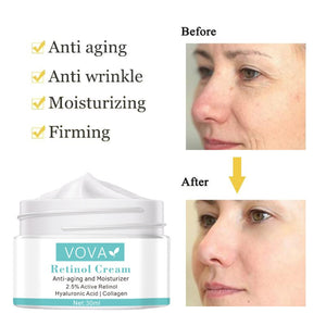 VOVA Retinol Anti Wrinkle Face Cream Collagen Hyaluronic Acid