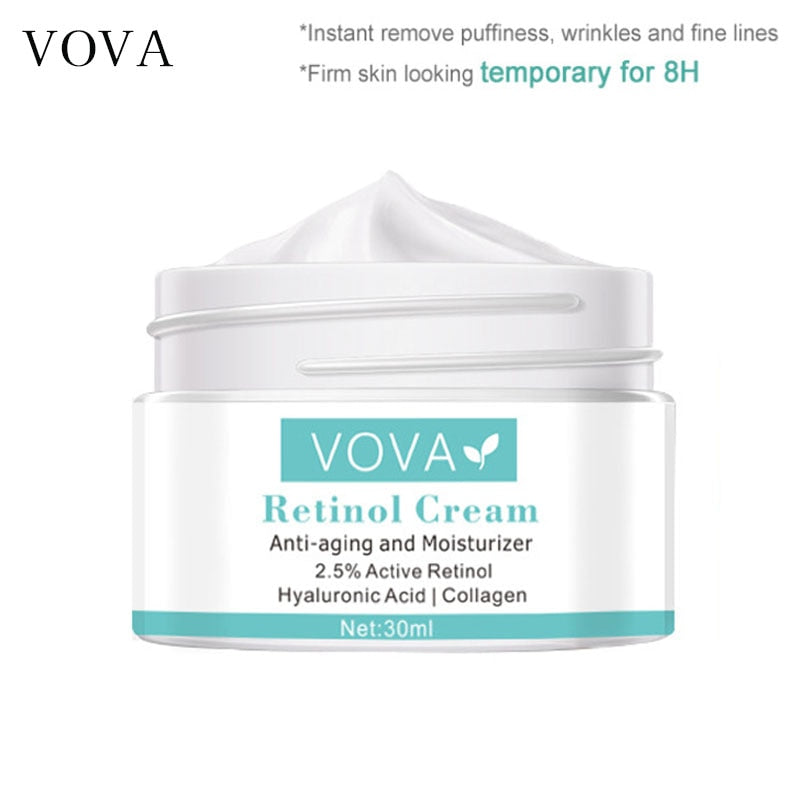 VOVA Retinol Anti Wrinkle Face Cream Collagen Hyaluronic Acid