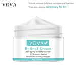 VOVA Retinol Anti Wrinkle Face Cream Collagen Hyaluronic Acid