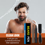 Beard Pen Beard Filler And Brush Beard Enhancer Waterproof