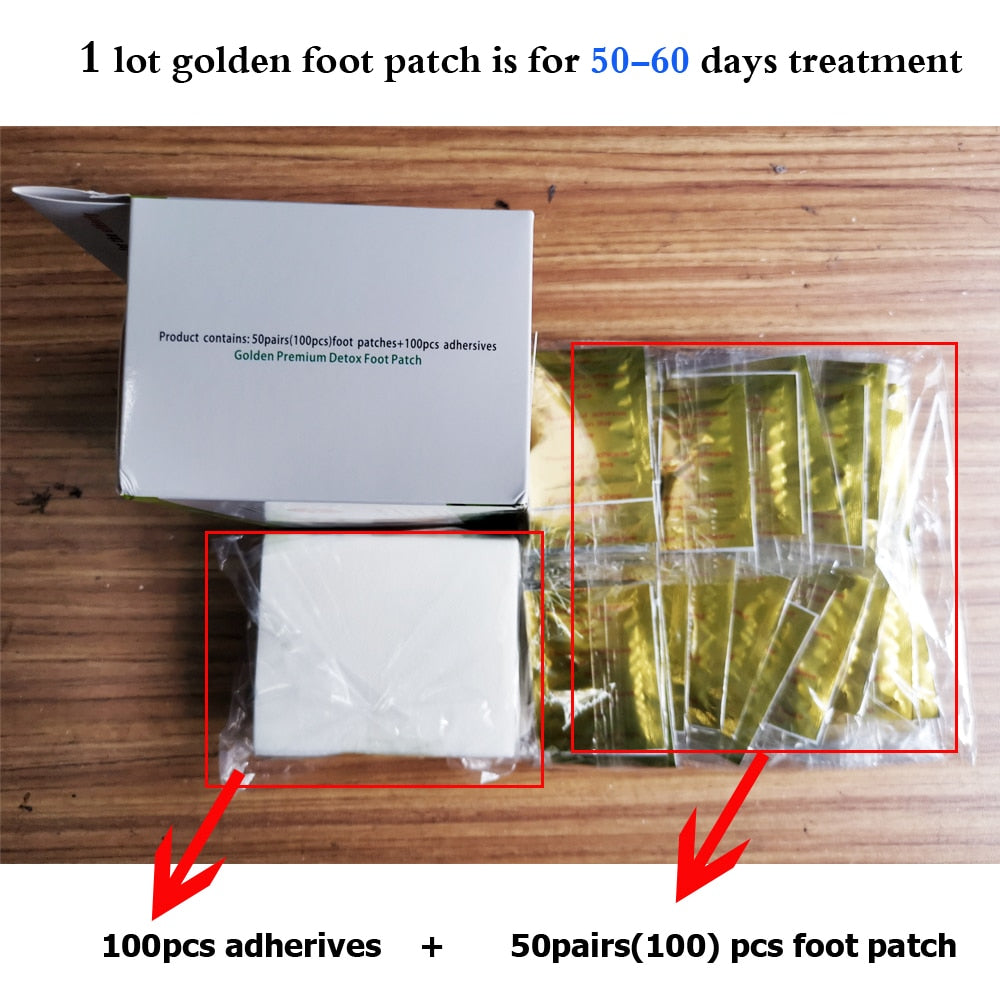 Foot Patch Bamboo Detox  Pads With Adhesive Foot Care