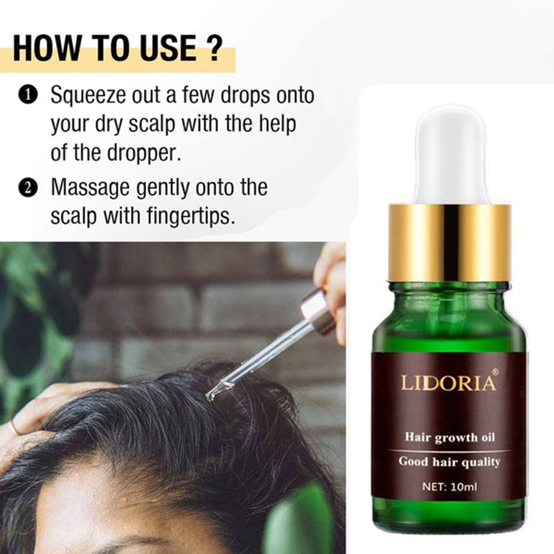 Fast Hair Growth Serum Natural Hair Loss Treatment  for Thinning Hair