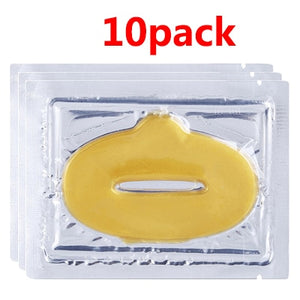 8/10 Pack Crystal Collagen Lip Mask Hydrating Moisturizing Essence Gel Patch Lip Masks Lip Care Enhancer Pads Patches