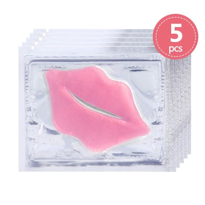 10/5Pack Beauty Lip Plumper Crystal Collagen Lip Mask Patches Moisture Essence Hydrating Cosmetics Nourishing Lips Skin Care