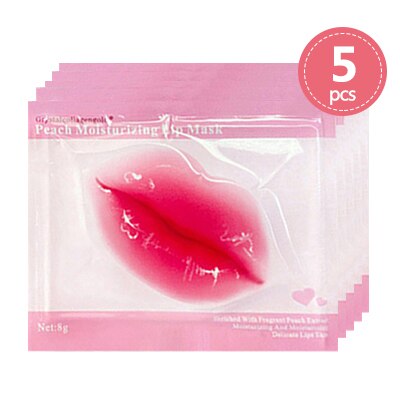 10/5Pack Beauty Lip Plumper Crystal Collagen Lip Mask Patches Moisture Essence Hydrating Cosmetics Nourishing Lips Skin Care