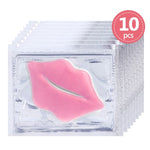 10/5Pack Beauty Lip Plumper Crystal Collagen Lip Mask Patches Moisture Essence Hydrating Cosmetics Nourishing Lips Skin Care