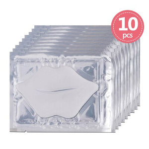 10/5Pack Beauty Lip Plumper Crystal Collagen Lip Mask Patches Moisture Essence Hydrating Cosmetics Nourishing Lips Skin Care