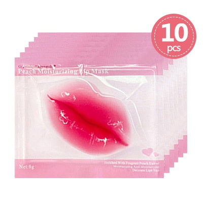 10/5Pack Beauty Lip Plumper Crystal Collagen Lip Mask Patches Moisture Essence Hydrating Cosmetics Nourishing Lips Skin Care