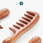 Hair Wooden Comb  Anti-Static Wide Tooth Detangling