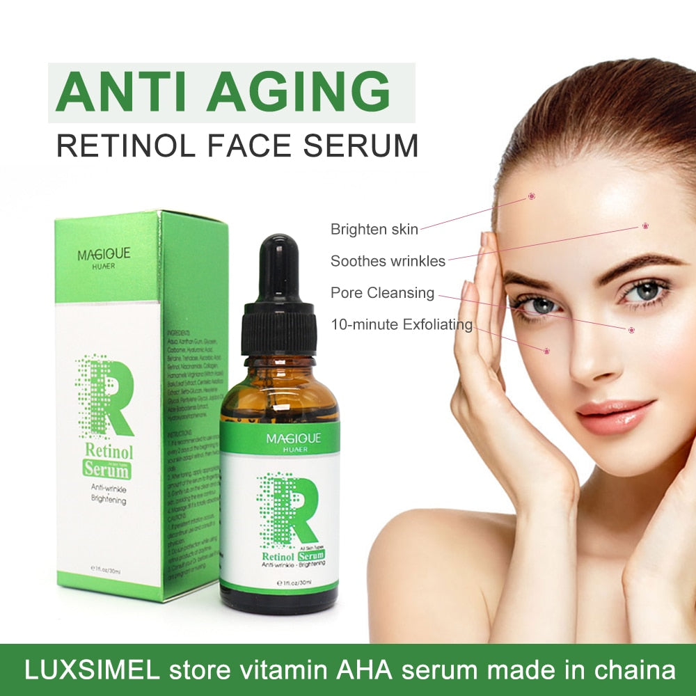 Anti Aging Serum Facial Anti Wrinkle Serum  Aloe Vera Organic Skin Care